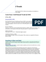 Latest Issue: Gold Demand Trends Q3 2012