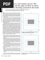 Moving Shots On A 3d Seismic Survey