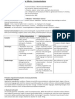 Chapter 7 Communications Notes 2012