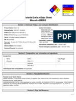 MSDS Mineral Oil