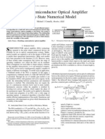 Wideband Semiconductor Optical Amplifier Steady-State Numerical Model PDF