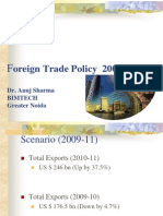 Foreign Trade Policy March 2012