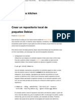 Crear Repositorio Local de Paquetes Debian