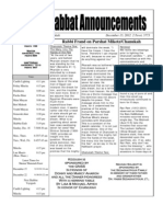 Dec 15 Monday S Habbat Announcements Pub 2