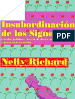 La Insubordinación de Los Signos Nelly Richard