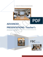 Teachers - Advanced Presentations - 1 Ed