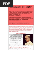 El Engaño Del Siglo. La Suplantación Del Papa Paulo VI