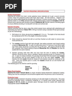 Water Proofing Specification