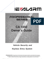 CA 1050 Owner's Guide: Professional Series