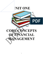 Core Concepts of Financial Management