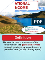 NATIONAL INCOME by DR Tsering Lamchung.