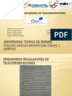 Organismos Reguladores de Telecomunicaciones Del Ecuador