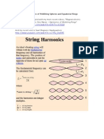 Harmonics of Wobbling Spheres and Equatorial Rings