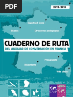 Cuaderno de Ruta Del Auxiliar de Conversación en Francia 2012-2013