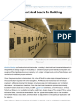 Overview of Electrical Loads in Building