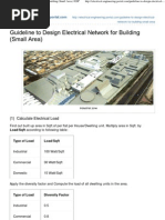 Guideline To Design Electrical Network For Building (Small Area) - EEP