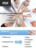 Conflict Resolution in The Workplace