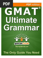 GMAT Grammar Book