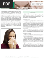 Vasomotor Rhinitis