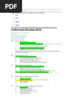 Physiology MCQs