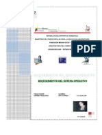 Requerimiento Del Sistema Operativo