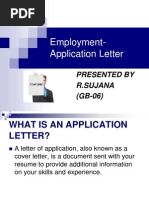 Application Letter