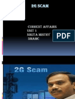 2G Scam: Current Affairs Unit 1 Nikita Mistry 3mamc