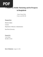 A Report On Mobile Marketing and Its Prospects in Bangladesh