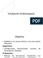 Intubacion Endotraqueal