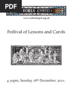 Carol Service 2011