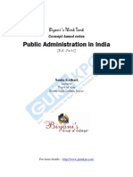 Public Administration in India