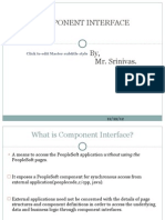 Component Interface Peoplecode