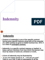 Indemnity