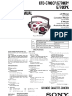 Sony CFD-G700CP-G770CP-G-770CPK