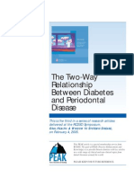 The Two-Way Relationship Between Diabetes and Periodontal Disease