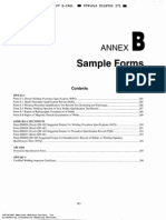 Sample Forms AWS, ASME and API