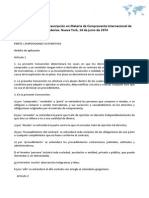 Convención Sobre La Prescripción en Materia de Compraventa Internacional de Mercaderías. Nueva York, 14 de Junio de 1974