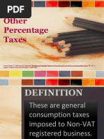 Other Percentage Taxes