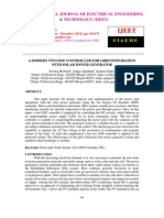 A Modern Two Dof Controller For Grid Integration With Solar Power Generator