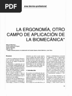 Ergonomia de Aplicacion Biomecanica