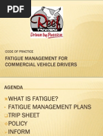 Fatigue Management 15-10-2009