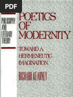 Poetics of Modernity. Toward A Hermeneutic Imagination