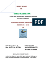 Green Marketing Project