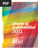 Informe de Sustentabilidad BCI 2011