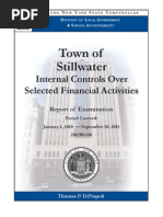 Town of Stillwater: Internal Controls Over Selected Financial Activities