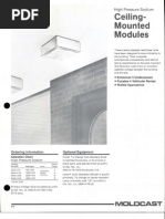 Moldcast Lighting Ceiling Mounted Modules HPS Spec Sheet 4-89