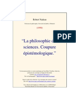 Philosophie Des Sciences, Par Robert Nadeau