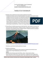 Ringkasan Materi Pembelajaran Geografi Pendekatan Geografi Kls X Smapa Yoedh.