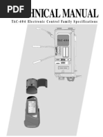 TAC-404 Electronic Control Family Specifications