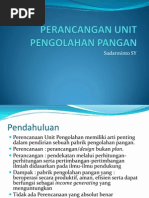 Perencanaan Unit Pengolahan Pangan